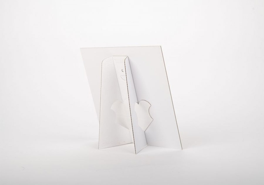 Parte trasera laminada para mostrador de 21 x 21 cm