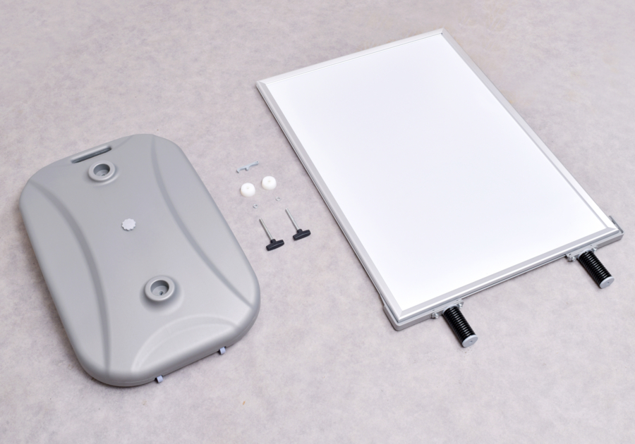 Detalles de la parada de acera estándar de la estructura completamente desmantelada