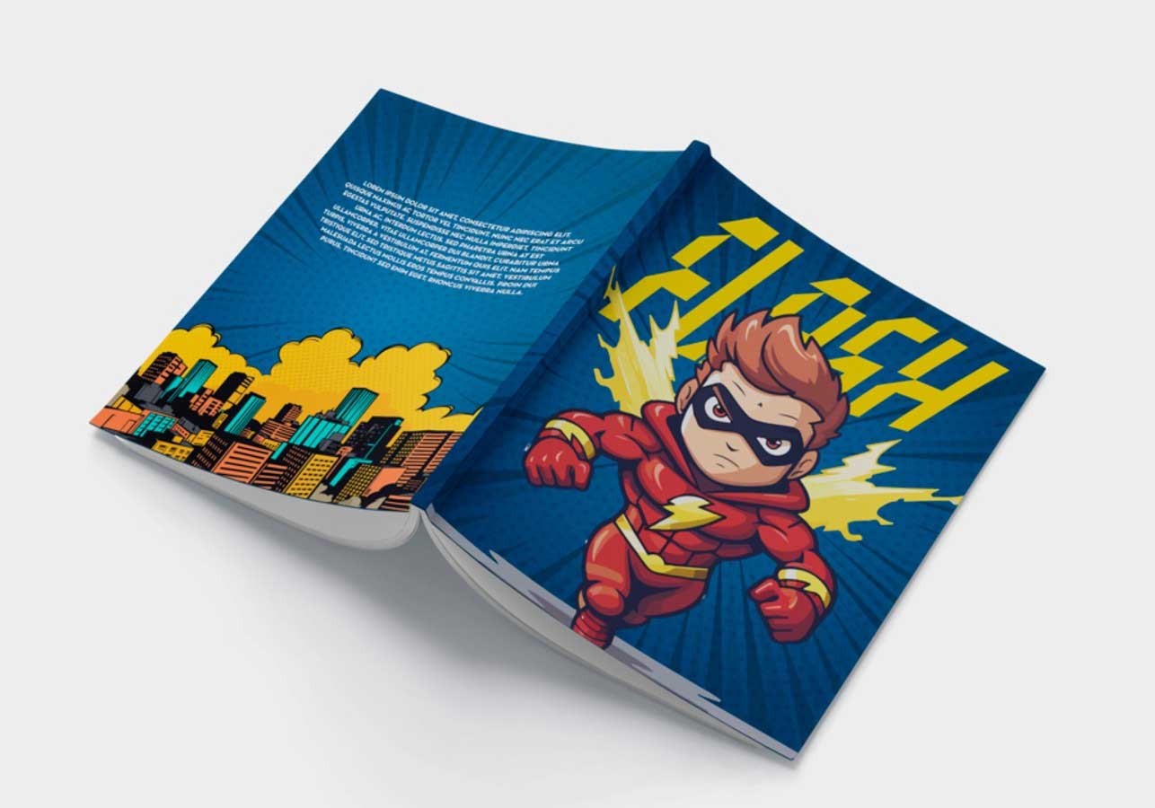 Catálogo encolado entrega Flash personalizado