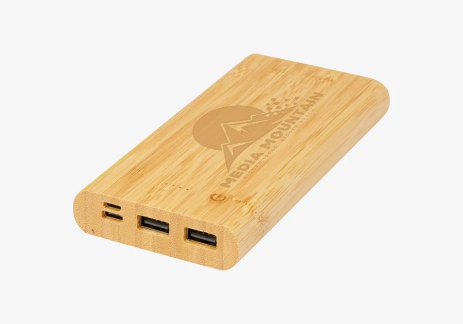 Batería externa de 10.000 mAh con bambú Tulda