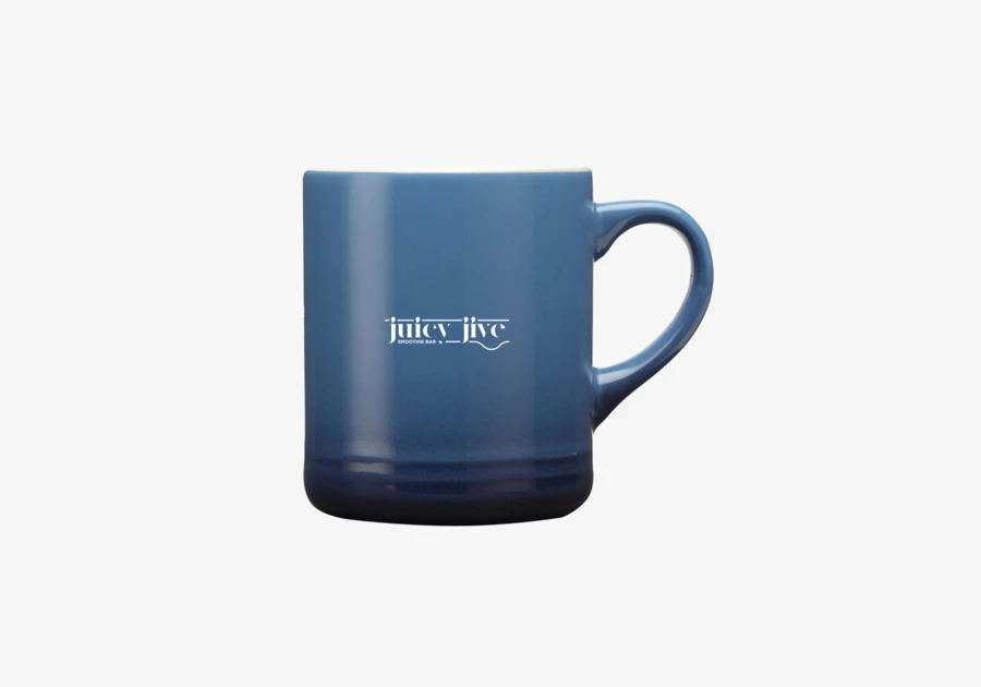 Mug de cerámica con efecto degradado Laguna 33 cl