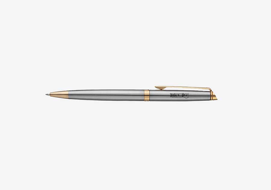 Stylo-bille Hémisphère Waterman argent/or