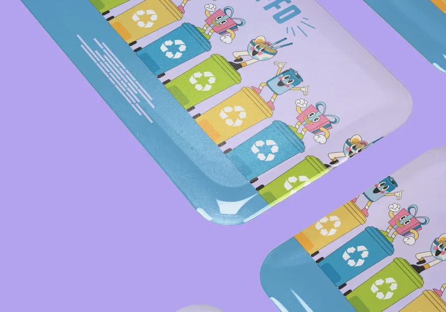 Univers - étiquette et Stickers - Stickers en relief doming