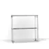 Comptoir tissu - Structure en aluminium avec plateau noir