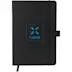 Libreta A6 colour-Edge tapa dura negra personalizada