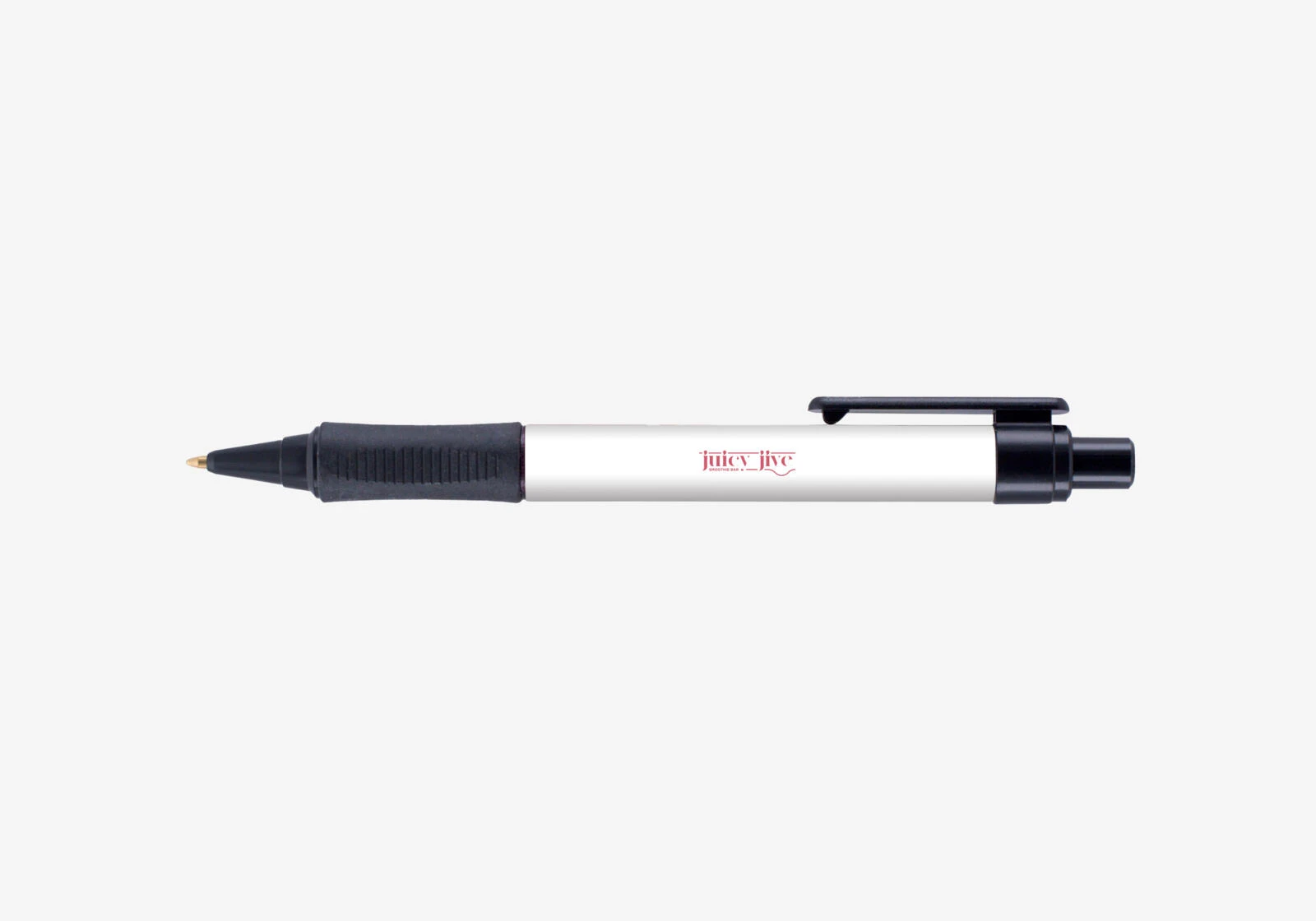 Stylo Chaplin blanc noir