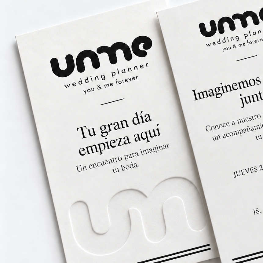 Tarjeta de visita con acabado Letterpress 