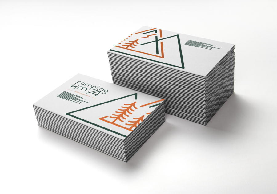Tarjeta de invitación de cartón triplex