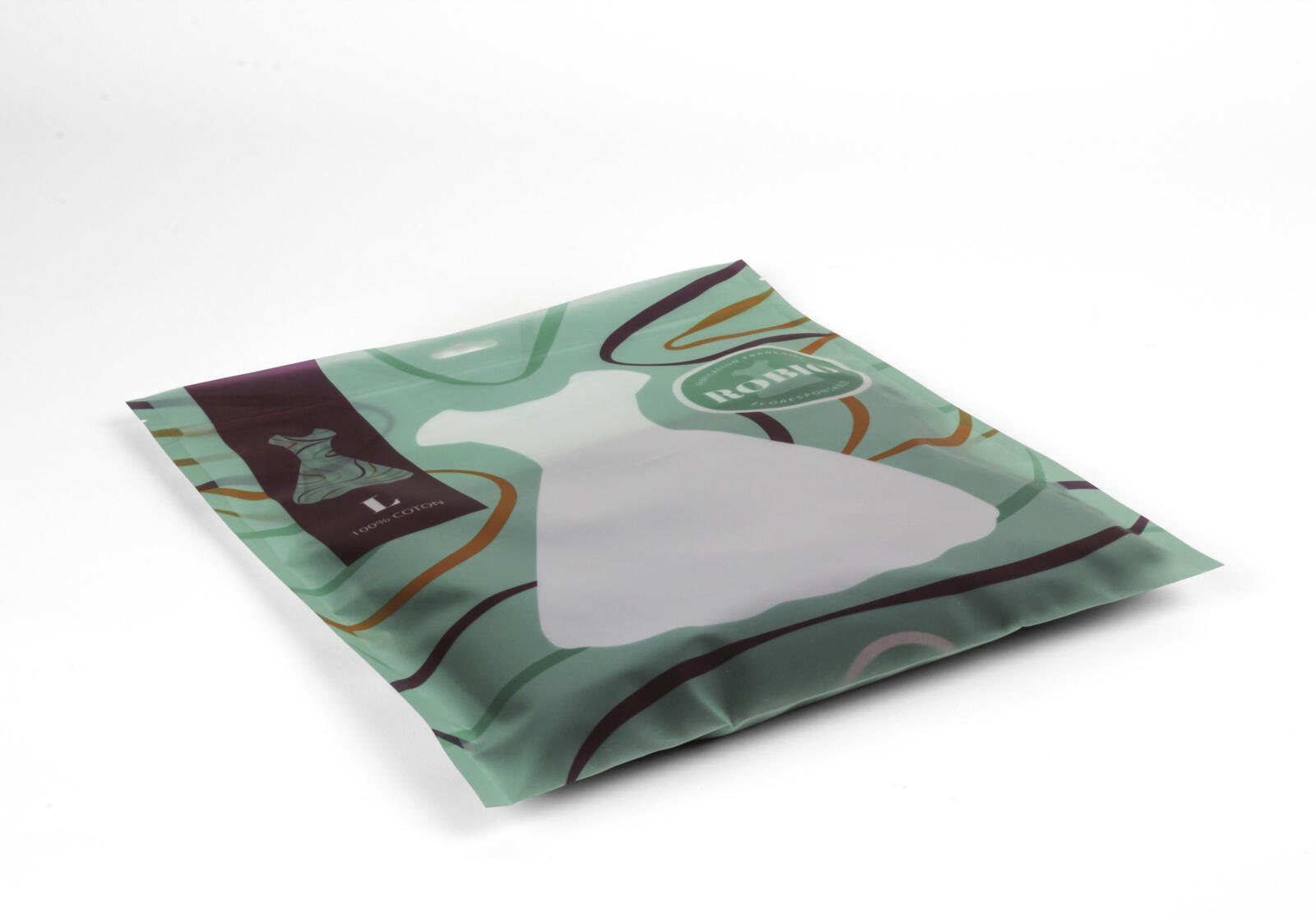 Sachet sans fond - Film recyclable transparent 