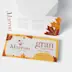 Carton d'invitation marron