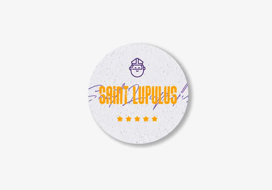 Sous bock papier ensemencé
