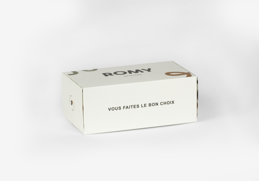 Caja rectangular con solapa y impresión exterior