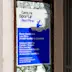 Affiche urbaine 120 x 160 papier dos bleu