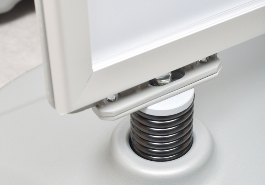 Detalle del pie del stopper peatones estándar