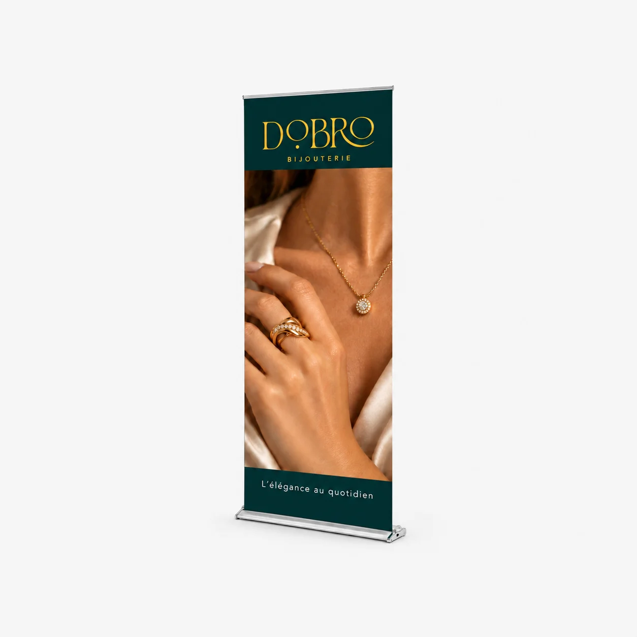 Roll-up de alta gama 85 x 233 - Dobro