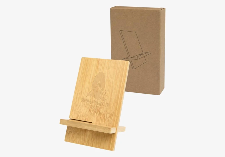 Soporte desmontable de bambú para teléfono Ceibo