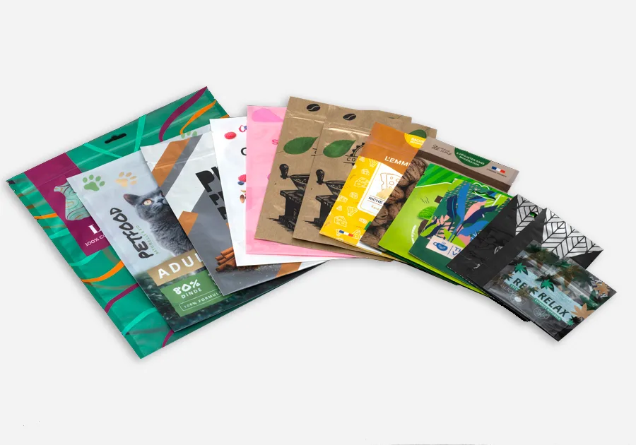 Doypack flexibles sans fond