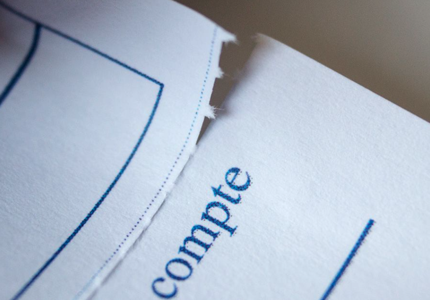 Detalles del Papel de carta precortado
