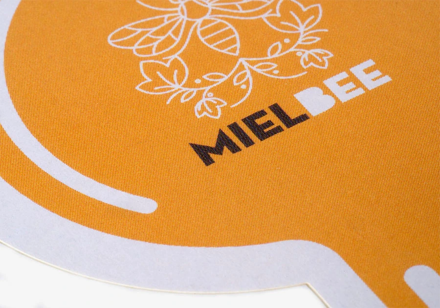 Étiquettes en rouleau pose manuelle et automatique - 73g papier aspect naturel blanc