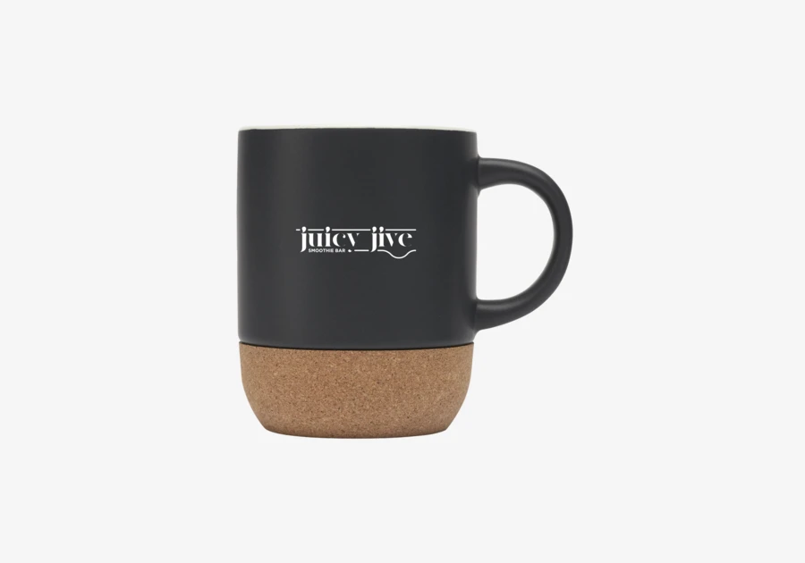 Taza de cerámica acabado mate corcho Billie 30 cl