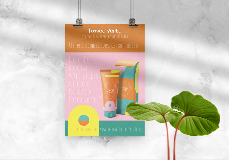 Póster de papel estucado de cuatro colores de una sola cara 