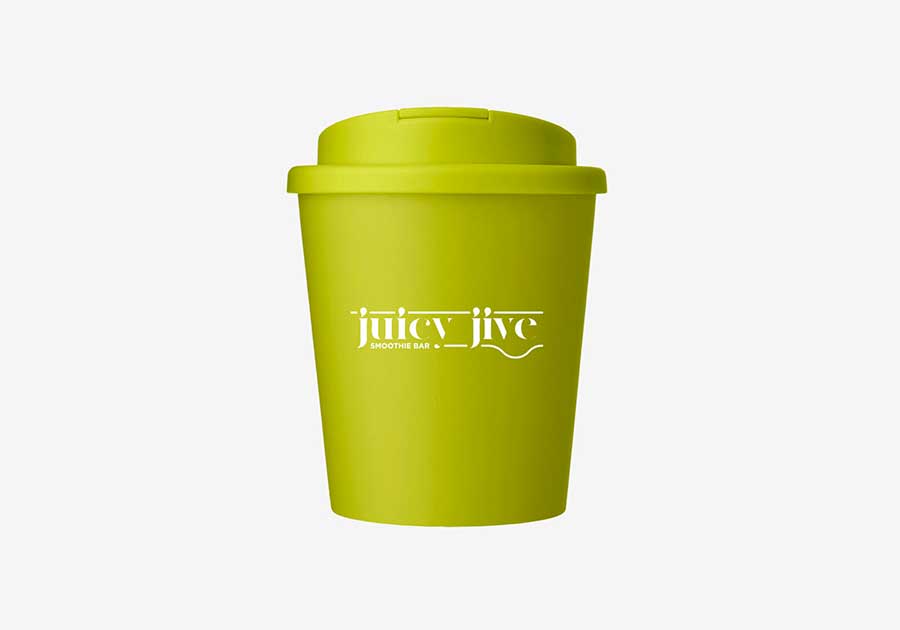 Vaso isotérmico reciclado 25 cl Americano® Espresso Eco limón verde