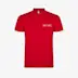 Polo-homme-manches-courtes-Star-rouge