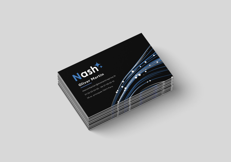 Tarjeta de visita de nash