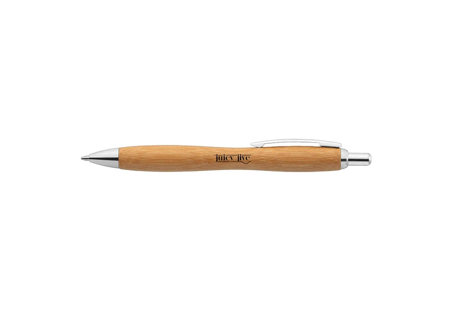 Stylo en bamboo Sophisticate chromé