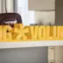 Lettre et logo polystyrene big volume interieur