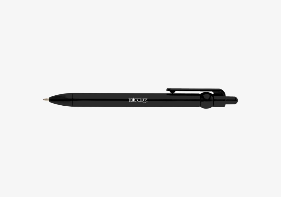 Stylo bille en plastique recyclé encre noire Fidget