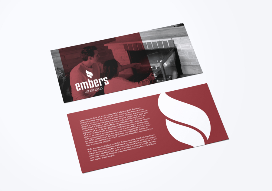 Tarjeta de invitación con soporte sintético