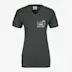 T-shirt pour femme à col en V CottoVer® charbon