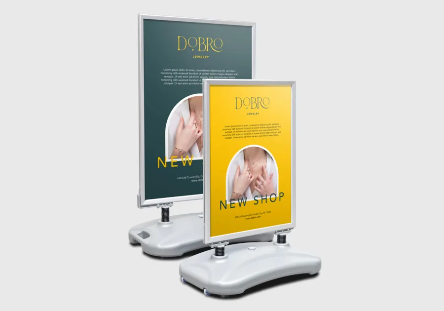 Stop trottoir standard 2 formats pour affiches a0 et A1
