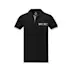 Polo bicolore homme manches courtes Morgan - Noir