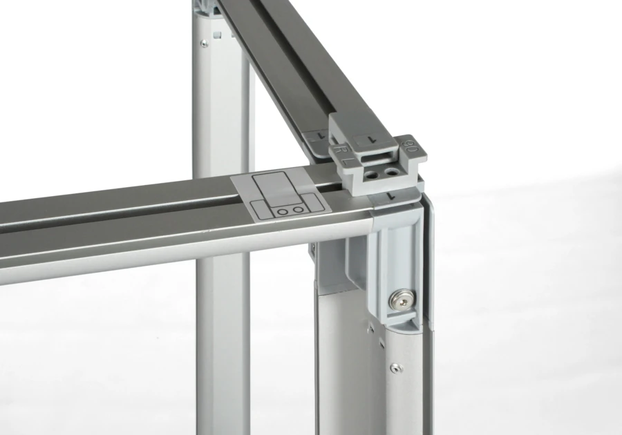 Mostrador de tela - Estructura de aluminio 