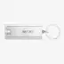 Porte-clés lampe LED Castor argent