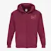 Pull à capuche zippé Premium Fruit of the Loom® bordeaux