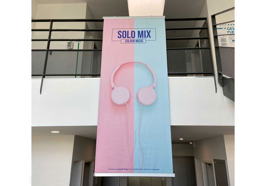 Revestimiento de tabique de stand 100 x 240 cm