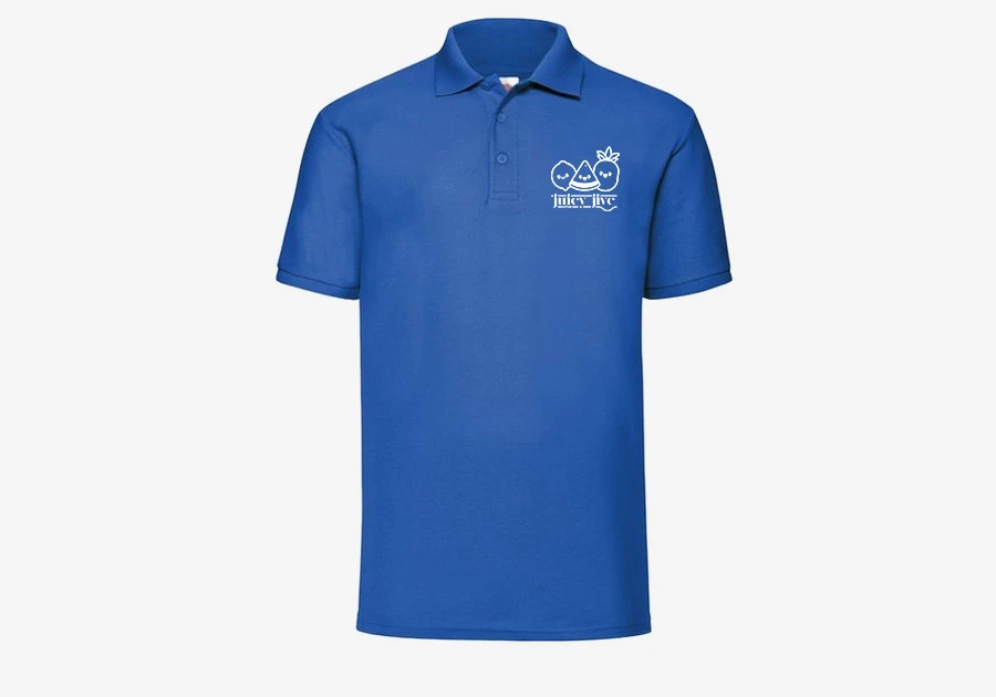 Polo homme 65/35 Fruit of the Loom® bleu royal