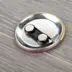 Badge rond en métal Système d'attache par aimants zoom