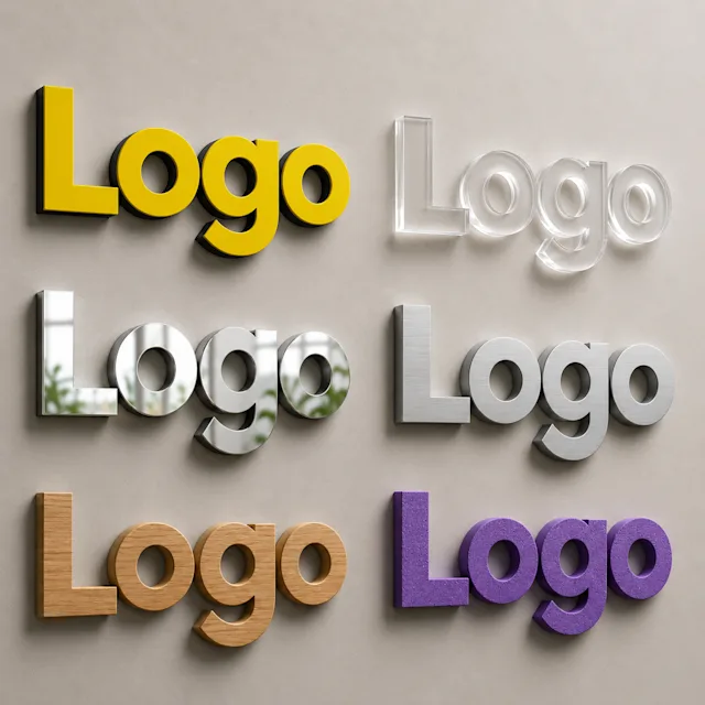 Todas las letras y logos