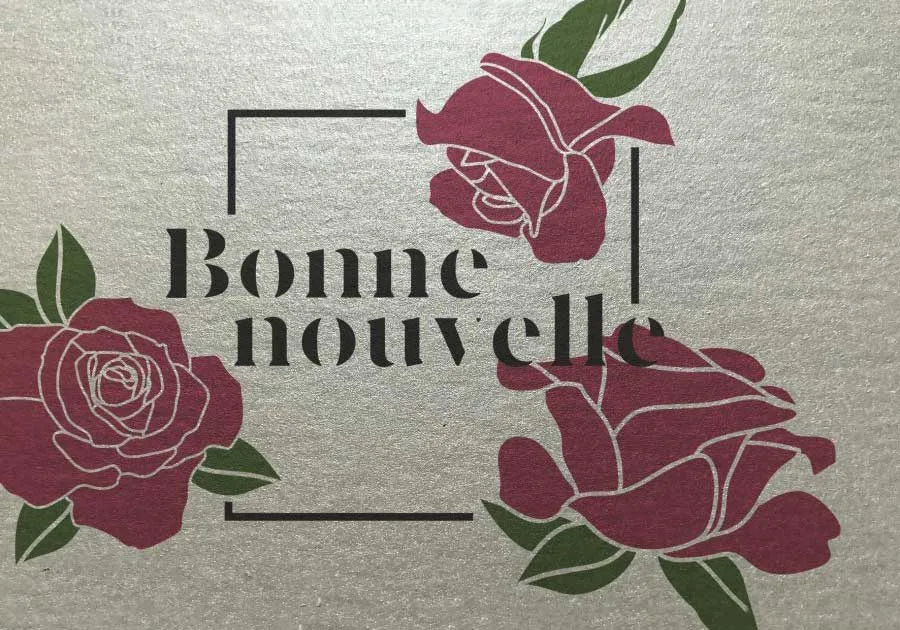 Flyer papier nacré