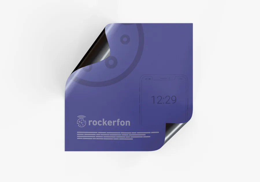 Carte Tarjeta postale supports synthetiques carré magnet