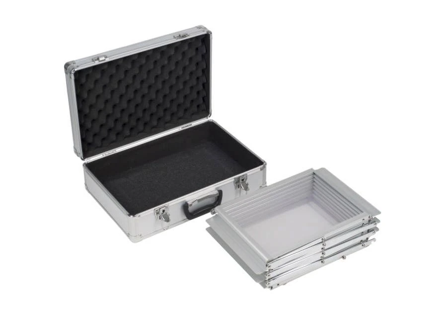 Mallette-de-transport-pour-Porte-document-en-me?tal-plie?