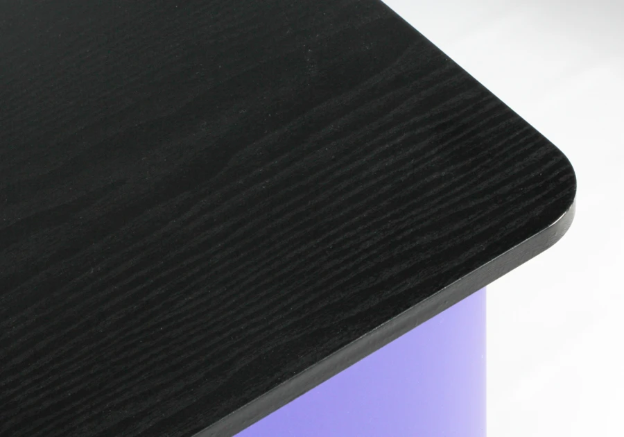 Mostrador rectangular de PVC - Tablero negro