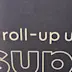 Roll-up alta gama 260g tejido de poliéster blanco opaco - 2