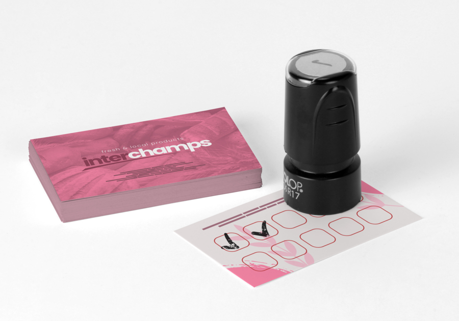 Kit de tarjeta de fidelización interchamps