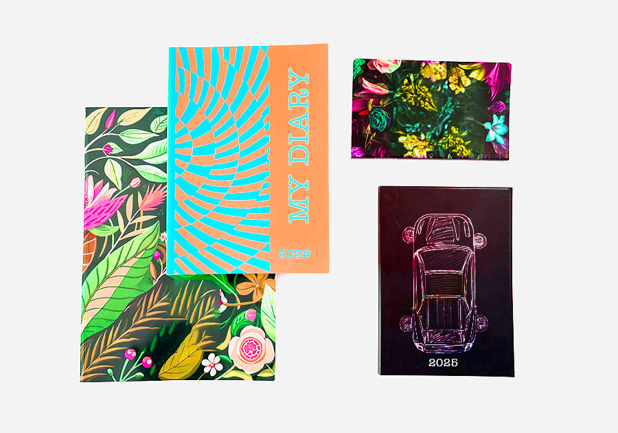 Agenda cosida - Todos los formatos