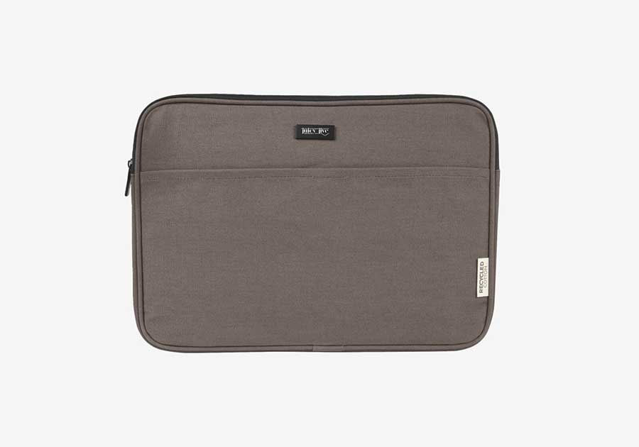 Funda para ordenador 14 reciclada certificada GRS Joey 2L gris